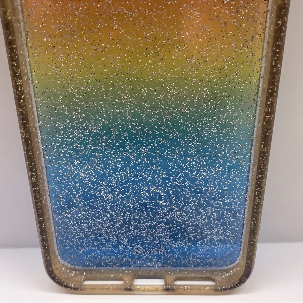 iPhone X Case, Sonix, Rainbow Glitter